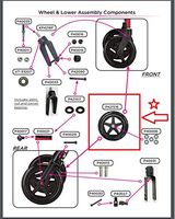 Wheel Black for NOVA Models 4214/4215/4216-1 Each