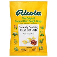Natural Herb Throat Drops - Original Herbal, 12 Units / 21 count ( Value Bulk Multi-pack)