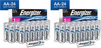 Energizer AQWSDFDG AA Lithium Batteries, Ultimate Lithium Double A Battery, 2 Pack of 24 Count