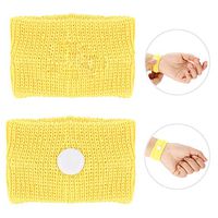 Anti-disgusting bracelet for bus, 5 colors for motion sickness/seasickness/morning sickness, Anti-nausea adjustable bracelet, Strengthen immunity(yellow)