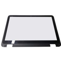 15.6" Touch Screen Replacement Touch Digitizer Front Glass Lens with Frame Bezel Housing for HP Envy 15-u010dx 15-u011dx 15-u110dx 15-u111dx 15-u002xx 15-u050ca 15-u493cl 15-u363cl 15-u473cl (Non-LCD)