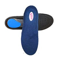 LifeWheel 2 Pairs Multi Functional Sports Cushioning Massage Flat Foot Pads,Mens Or Womens Running Shoes Insoles