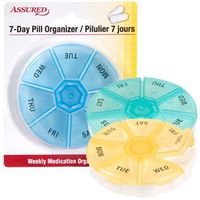 Assured 7-Day Plastic Pill Organizers by ASSURED