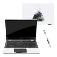 MightySkins Skin Compatible with HP Pavilion x360 14" (2018) - Forest Triangle | Protective, Durable, and Unique Vinyl Decal wrap Cover | Easy to Apply, Remove, and Change Styles | Made in The USA