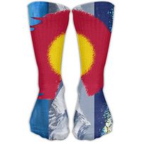 Colorado Flag Men Women's Casual Athletic Stoking 30CM Crew Long Socks