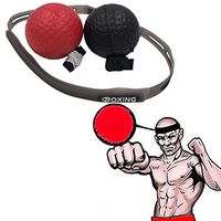 AutumnFall Fight Ball Reflex with Head Band Punch Exercise Set,Perfect for Boxing,Training and Fitness,to Improve Reactions and Speed (Multicolor)