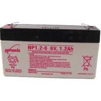 EnerSys Genesis NP1.2-6 6V 1.2Ah Sealed Lead Acid Battery