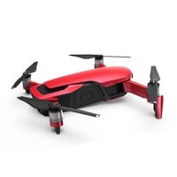 Gbell Waterproof Lightning PVC Sticker, Body Decal Shell Cover Skin Wrap Kit for DJI Mavic Air (Red)