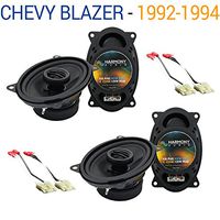 Compatible with Chevy Blazer 1992-1994 Factory Speaker Replacement Harmony (2) R46 Package New