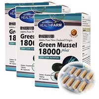 Joint-Health Supplement Mussel 18000 60capsule Newzealand Green-Lipped Mussel Extract (3 Box)