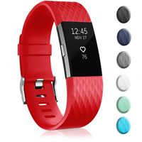 Ctrrip Bands Replacement Compatible for Fitbit Charge 2, Wrist Accessories Sport Wristbands for Women&Men