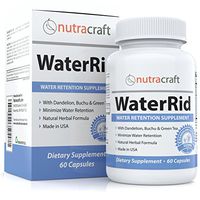 Natural Diuretic Water Pill with Dandelion and Potassium to Lose Water Weight and Bloating Relief - Premium Herbal Water Retention Supplement - 60 Capsules - Made in USA