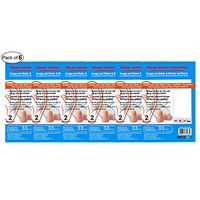 Instant Aid- Comfort Fit Ear Plugs (2 Pair in 1 Pack) (Pack of 6) by Purest