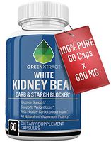 Carb Blocker - 60 X 600 MG of 100% Pure White Kidney Bean Extract - 2 Phase Carb Blocking Benefits (Ingestion and Digestion)