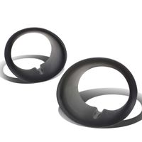 Pair OE Style Replacement Fog Light Lamp Bezel Cover for Dodge Ram 02-08 w/Steel Bumper