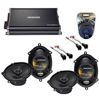 Compatible with Ford Ranger 1998-2011 Factory Speaker Replacement Harmony (2) R68 & CXA300.4 Amp (Renewed)