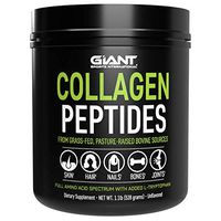 Collagen Peptide Powder - Hydrolyzed Complete All Essential Amino Acids with L-Tryptophan, Great for Skin, Hair, Nails, Bones, Joints - Grass Fed Pasture Raised Type 1 Type 3-1 LB
