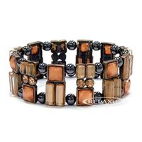 Relaxus Magnetic Jewelery. Magnetic Hematite Bracelet Earth Jewel