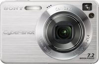 Sony Cybershot DSCW120 7.2MP Digital Camera with 4x Optical Zoom with Super Steady Shot (Silver)