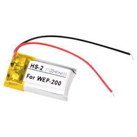 Headset HS-2 Ultralast Lithium, Lithium Polymer (Li-Po) V: 3.7 Battery