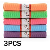 Countia 3pcs Dish Cloth Thickening Strong Absorbent Dish Cleaning Towels Cleaning Cloths