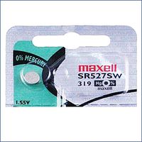 Maxell 319/SR527SW 1.55v Watch Battery