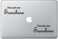 You Are My Sunshine ArcDecals78601353 Set Of Two (2x) , Decal , Sticker , Laptop , Ipad , Car , Truck