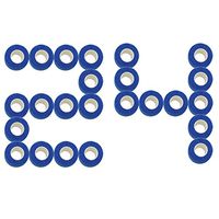 Vet Wrap Medical Tape for Skin Bandage Tape Vet Tape Cohesive Bandage 2 inch x 24 Pack Blue Fabric Bandages Self Sticking Bandage Self Adhering Bandage Wrap Stretch Self Adhesive Tape