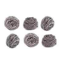 HIC Harold Import Co. 42004/2 Scouring Pad and Dish Scrubbers, Set of 6, Non-Scratch