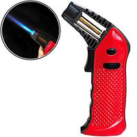 Prestige Import Group - Bazooka Desktop Torch Lighter - Super Sized Flame - Color: Red