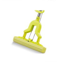 Cotton Mop Roller Type Water Absorbent Sponge Mop Household Squeeze Water Mop LITING (Color : C style)