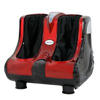 Cirocco Shiatsu Foot Calf Leg Massager Machine Kneading Rolling Massage Ergonomic Sensitive Professional Home Spa for Relief Tension Fatigue Relax Sore Feet Muscle Heel Toes Ankle Reflexology Therapy