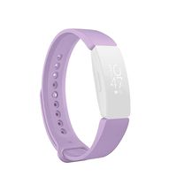 TYewa98556 Silicone Waterproof Smart Bracelet Wrist Band Replacement for Fitbit Inspire HR - Light Purple S