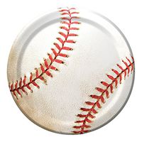Club Pack of 192 Sports Fanatic Baseball Disposable Paper Party Lunch Plates 7"