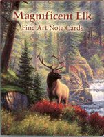 Magnificent Elk Mini Fine Art Notecards Assortment #34617 - Blank inside