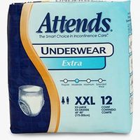 Attends Underwear Extra Absorbency 250 lb./2XL to 3XL/Qty 12