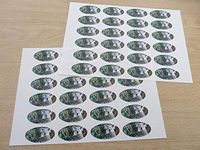 Minilabel Pack Of 48 Koala Bear, 40X20mm Oval Seal Labels, Stickers For Craft, Decoration, Gift Wrapping, Presents, Envelopes, Bags Or Cards