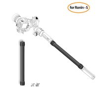 Skyreat Carbon Fiber 13.7-Inch Extension Stick Monopod Rod for DJI Ronin-S/Ronin SC/Moza Air 2 / FeiyuTech AK4000 Zhiyun Crane 2 Smooth 4 Handheld Gimbal Stabilizer fit with 1/4" 3/8" Screws