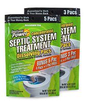 Instant Power Septic System Treatment Dissolving Pacs, 5 Pacs - 1853