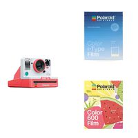 OneStep 2 VF Coral with Color Film for I-Type Summer Blues and Color Film for 600 Summer Fruits