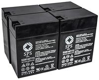 SPS Brand 6V 14 Ah Terminal T1T2 Replacement Battery for Teledyne Big Beam 2SE6S10 (4 Pack)