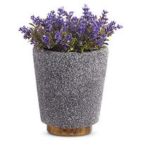 AIGOCEER Essential Oil Diffuser, 200ml Artificial Lavender Potted Aromatherapy Diffuser Humidifier with Adjustable Mist Mode and Auto Shut-Off Function, Perfect for Home Office Spa-Room Baby Room