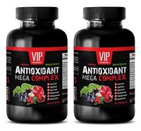 Antioxidant Complex Supplement - ANTIOXIDANT MEGA Complex - Pomegranate Pills - 2 Bottles 120 Capsules