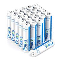 POWXS AAA Batteries Rechargeable 800mAh Pre-Charged AAA Batteries 1.2V Long-Lasting Ni-MH AAA Size Batteries Suitable for Household - 24 Pack