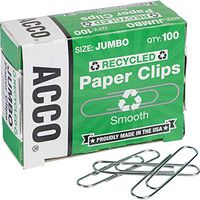 ACC72525PK - Acco Recycled Paper Clips