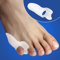 Skuleer(TM)2pcs Silicone Gel Foot Care Tool toe Separator & Little toe valgus protector & Bunion adjuster for Women