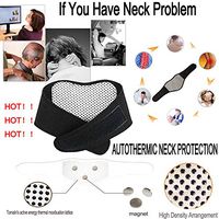 Euone 🦄 Protect Neck, Neck Heat Therapy Support Belt Self Heating Tourmaline Magnetic Wrap Brace Pain