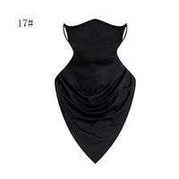 Topgee Cycling Face Scarf Mask, Summer Ice Silk Headscarf Seamless Magic Triangle Towel Fashion Head Face Mask Hunting Running Outdoor Sport Durable Breathable Tube Face Mask for Men Women