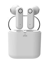 Wireless Earbuds,WGOAL Bluetooth 5.0 Headphones Headset with Charging Case,Built-in Mic Sweatproof Sports Earphones for iPhone iPad and Android - White