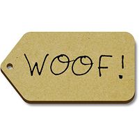 Azeeda 10 x 'Woof' 66mm x 34mm Gift Tags (TG00007999)